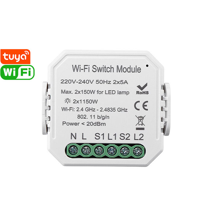 QS-WIFI-S04-2C Tuya Smart Wi-Fi Switch Module